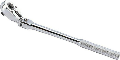Çelës racë King Tony me kokë fleksibël, 3/8", 280mm, argjendtë