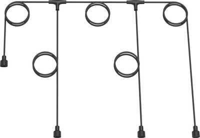 Set dritash kopshti Deltaco SH-GLKEX01, 2 copë, 6W, RGB, i zi