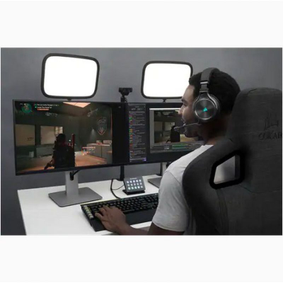 Гејминг слушалки Corsair Virtuoso RGB XT, безжични, Dolby Atmos, црни
