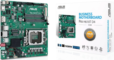 Pllakë amë Asus PRO, H610T, D4-CSM