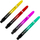 Bishta dart Harrows Supergrip Fusion Short, set shumëngjyrësh, plastikë, i zi me ngjyra