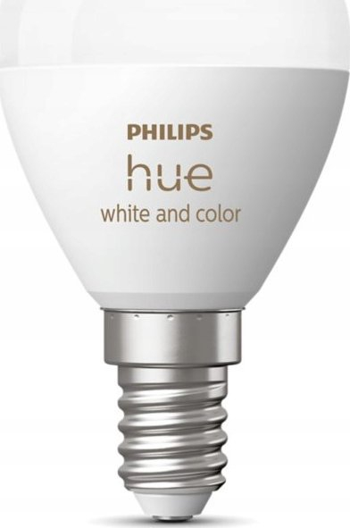 Паметна сијалица Philips Hue 8719514491229, LED E14 5.1W, 16 милиони бои, Bluetooth