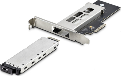 Adapter StarTech M.2 NVMe në PCIe X4, mobile rack, hot swap, pa vegla