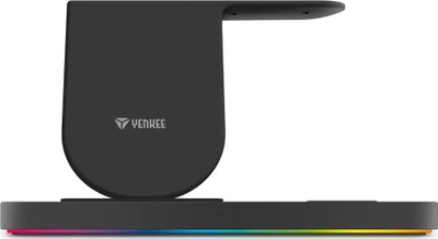 Stacion karikimi wireless Yenkee YAC 5300, 3 në 1, 15W, i zi