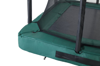 Trampolinë tokësore Salta Premium Ground, 305x214 cm, e gjelbër