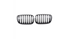 Grillë përpara Portov Simple Rib BMW X6 E71 E72 X5 E70, gloss black, 2008-2020