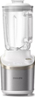 Blender Philips HR3760/01, 1500W, enë qelqi 2L, argjendtë e bardhë