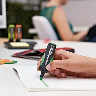 Сет маркери Stabilo Green Boss SCH250, 4 бои, маркери за нѐнвцизување