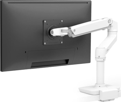 Krah monitori Ergotron LX Desk Arm, montim me kapëse C, i bardhë