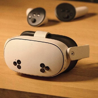 Syze VR Meta Quest 3S, 128GB, me lojën Batman Arkham Shadow, të bardha