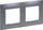 Kornizë dyshe Legrand Niloe Selection 762052, 86 x 156 mm, çelik