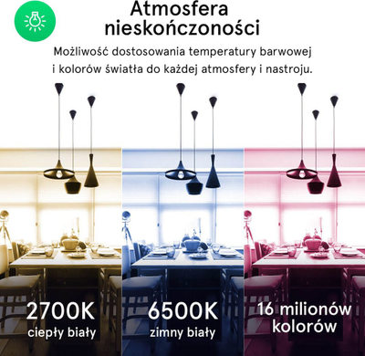 Llambë smart LED Nous P8, GU10, RGB CCT 2700K 6500K, e bardhë