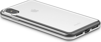 Mbrojtëse Moshi Vitros për iPhone Xs Max, transparente, ngjyrë argjend