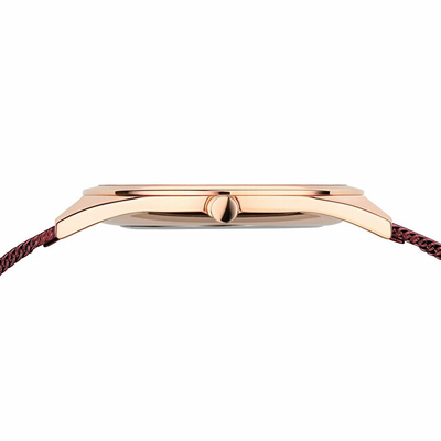 Orë për goca Bering Ultra Slim 17031-363-GWP, e kuqe/artë