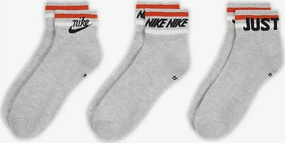Çorape Nike Everyday Essential DX5080 050, set me 3 palë, prerje e ulët, gri