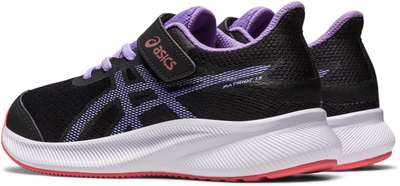 Atlete për vajza Asics Patriot 13 GS, rrjetë frymëmarrëse, shollë EVA, e zezë vjollcë