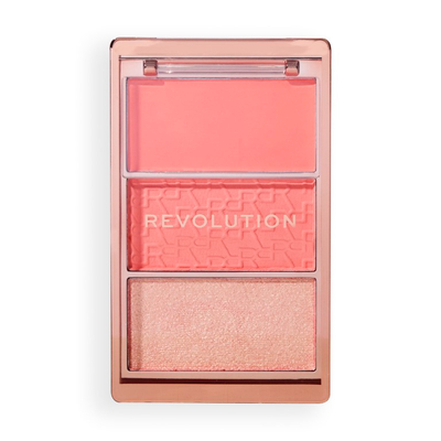 Ruzh Revolution Blush Icon Palette, Authentic Peach, 6.3g