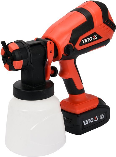 Pistoletë boje Yato YT-82765, pa kabllo 18V, rezervuar 1L