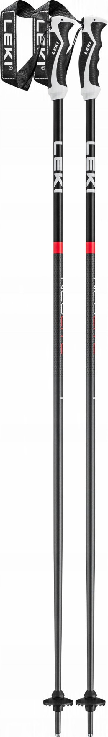 Shkopinj skijimi Leki Neolite, 135 cm, të kuqe e zeza