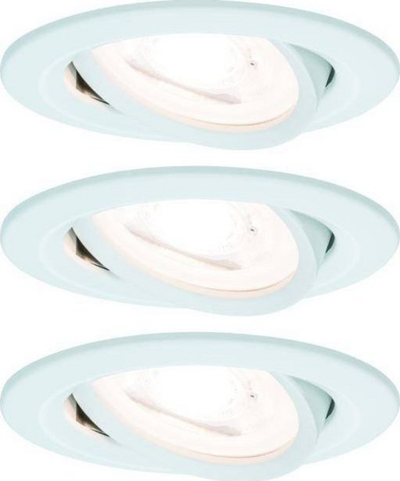 Drita Paulmann Nova, LED, 3 x 6.5W, 51 mm, të bardha