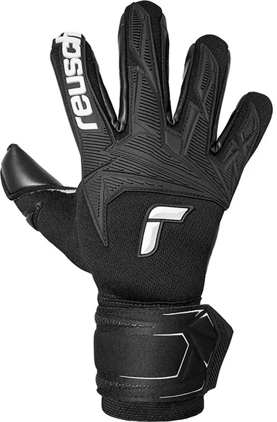 Doreza portieri Reusch Attrakt Freegel Infinity Finger Support, latex, mbrojtje gishtash, të zeza