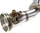 Downpipe TurboWorks BMW E60 E90 330D 325D 530D M57N2, çelik inox, DECAT