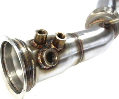 Downpipe TurboWorks BMW E60 E90 330D 325D 530D M57N2, çelik inox, DECAT