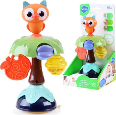 Lodër dridhëse me vakum Magic Rattle, për bebe 6m+, shumëngjyrëshe