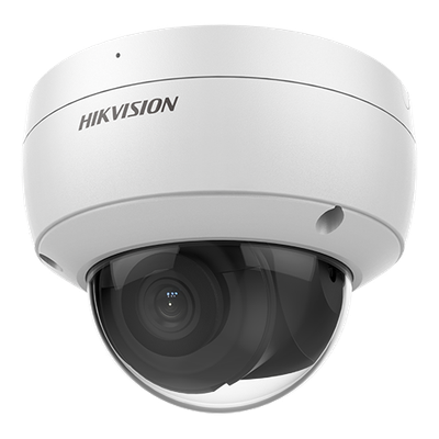 Kamerë IP dome Hikvision DS-2CD2163G2-IU, 6MP, lentë 2.8mm, e bardhë