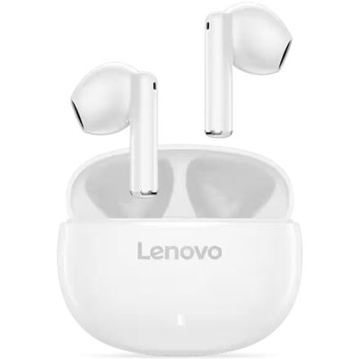 Kufje pa tela Lenovo E310 True Wireless, Bluetooth 5.3, të bardha