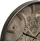 Orë murale Atmosphera Deyan Glass Clock, 50cm, xham, kafe