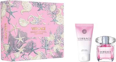 Set parfumi Versace Bright Crystal, EDT 30ml, Losion trupi 50ml, për femra