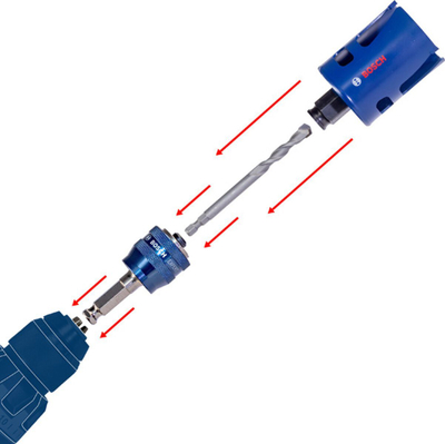 Сет кружни пили Bosch Home and Garden 2608594487, 102 mm, 8 парчиња