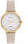 Ora dore Perfect Day PERFEKTE E361-06, 34mm, rrip lëkure, e artë