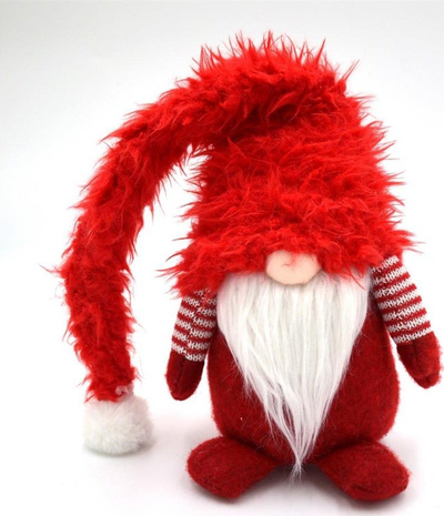 Figurë dekorative Gnome Saska Garden, 20x18x86cm, kapelë me futer, shumëngjyrëshe