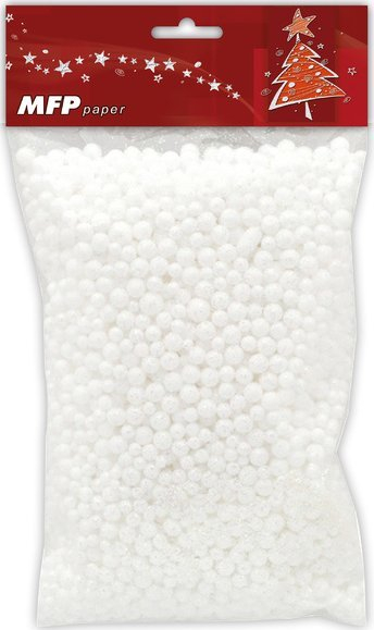 Toptha zbukurues MFP Snow White, 5–7 mm, 50 g, të bardhë