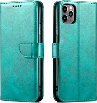 Kapak-portofol Marv për Samsung Galaxy A54 5G, tip bookcase, jeshil