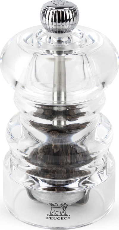 Mulli për piper Peugeot Nancy, 4", akrilik transparent