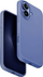 Mbulesë Uniq Lino Hue për iPhone 16 6.1", MagClick, silikon blue perlë