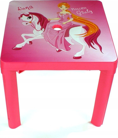 Tavolinë kopshti për kalamoj Star Plus Children's Garden Table, plastike, 46 x 46 x 43 cm, blu