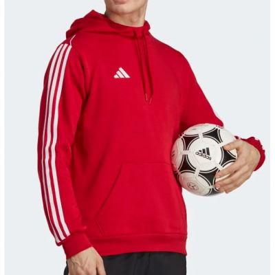 Bluzë me kapuç Adidas Tiro 23 SW Hoody M HS3600, fleece, e kuqe