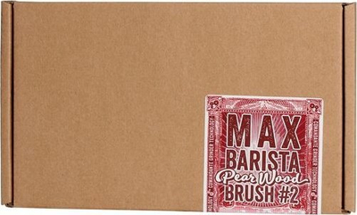 Furçë pastrimi kafeje Comandante Brush MAX #2 Pear, dru dardhe, qime natyrale, kafe