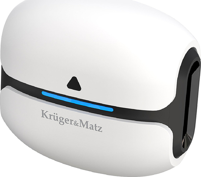 Kufje wireless in-ear Kruger&amp;Matz M8, me kuti karikimi, të bardha