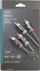 Kabllo audio Nedis RCA x2 në RCA x2, 5m, stereo, e zezë