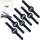 Tehe plastike për trimmer bari Geko G80668, set 6 copë, të zeza