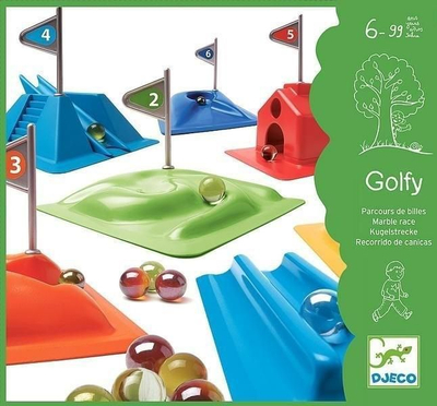 Lojë me rruza Djeco Golfy, set për me ndërtu pista, 6+ vjeç, shumëngjyrëshe