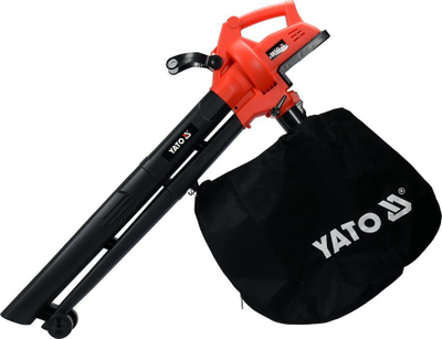 Fshesë kopshti me ajër dhe thithëse Yato YT-85175, 18V, 45L, e kuqe e zezë