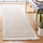 Tapet korridor Safavieh Natural Fiber NF826, 70x244cm, me copa dekorative, ngjyrë ivory natyrale