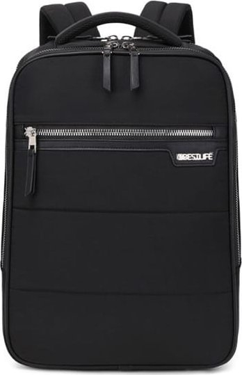 Çantë shpine BestLife Nacar BB-3769BK për laptop 15.6\", me USB, e zezë