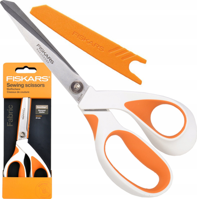 Gërshërë rrobaqepësie Fiskars RazorEdge, 21cm, dorezë SoftGrip